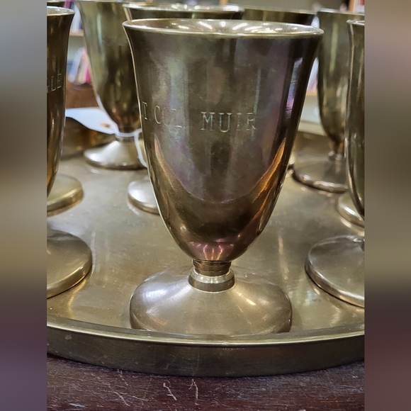 Korean War Goblet and Tray Set - Picture 10 of 10